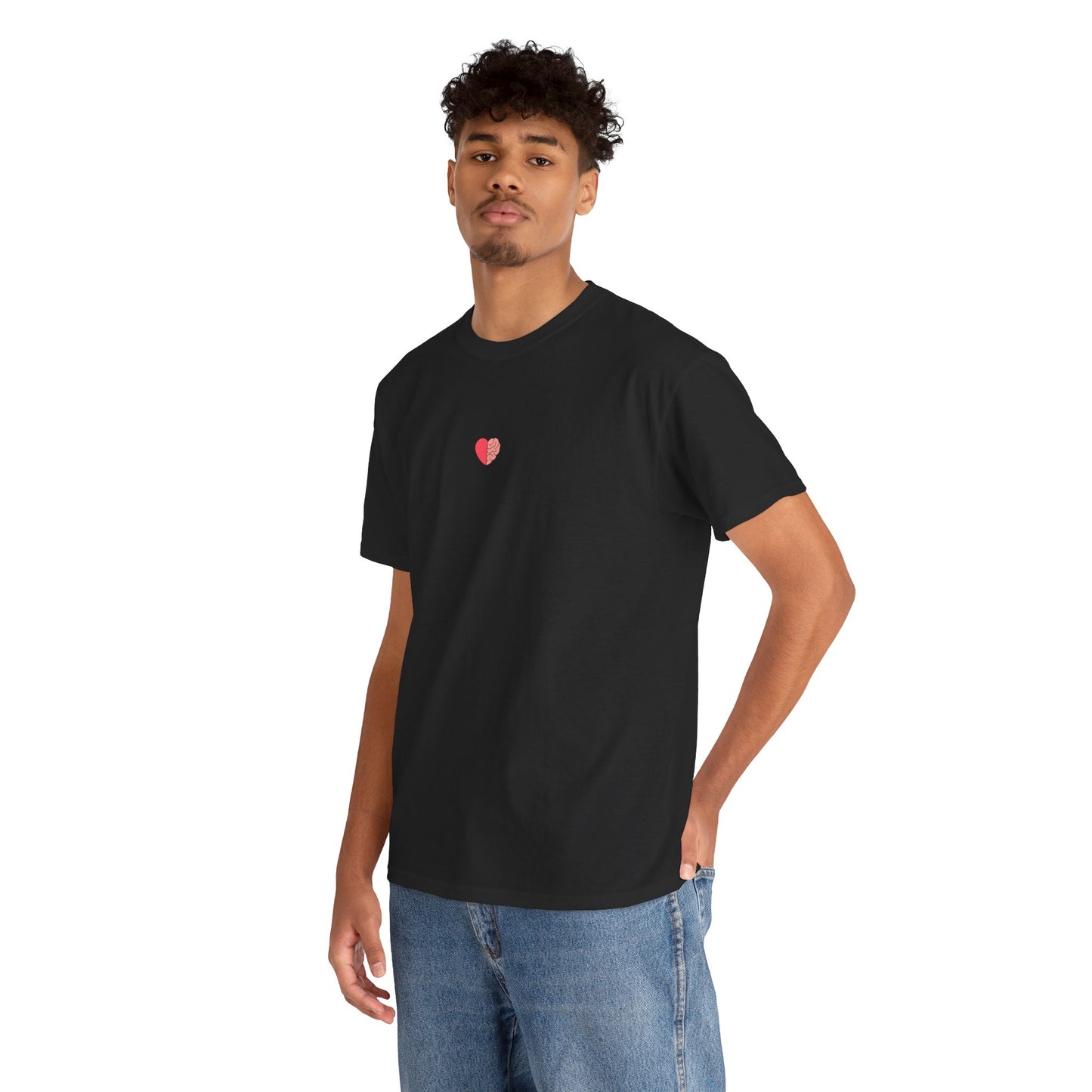 Colourful Bird Design Heavy Cotton Tee